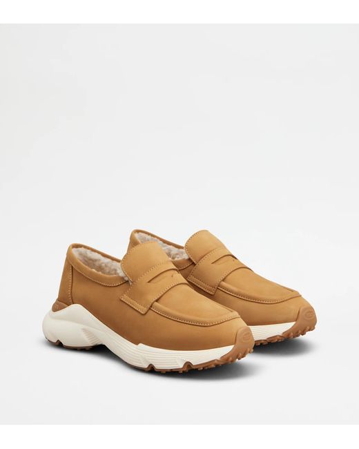 Tod's Natural Sporty Loafers