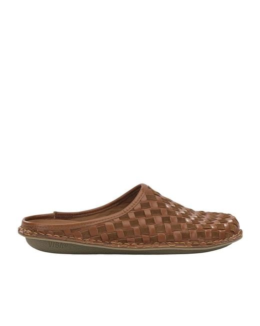 Comme des Garçons Brown Round-Toe Flat Slippers for men
