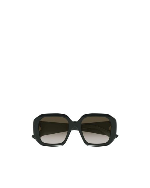 Chloé Multicolor Chloé Eyewear Geometric Frame Sunglasses