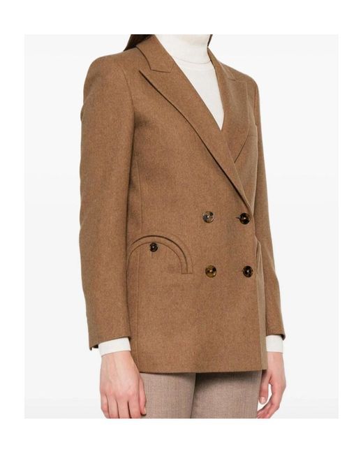 Blazé Milano Brown Blazé Milano Everyday Double-Breasted Blazer