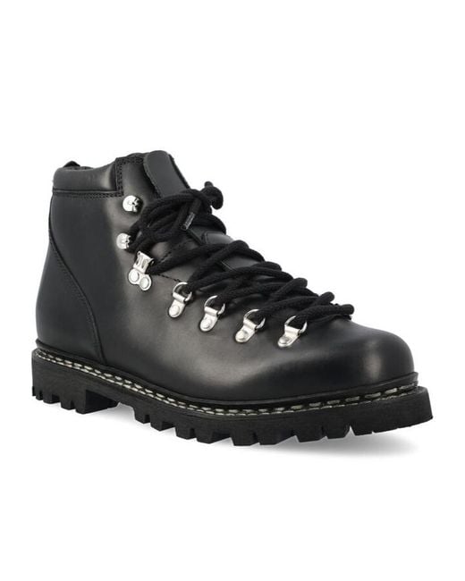 Paraboot Black Avoriaz Lace-Up Boots for men
