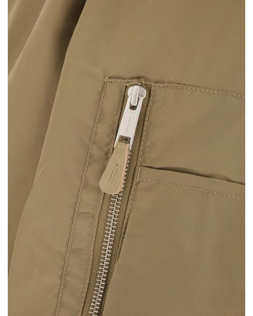 Entire studios Green Broad Bomber Jacket for men