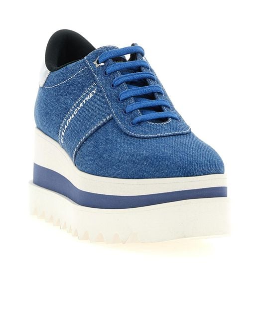 Stella McCartney Blue 'Sneakelyse' Sneakers