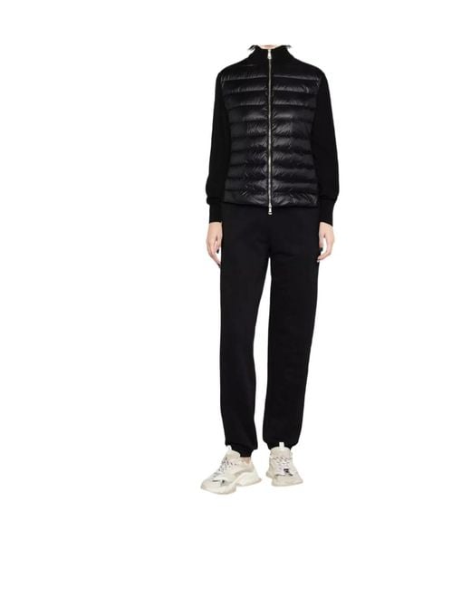 Moncler Black High-Neck Padded Jacket
