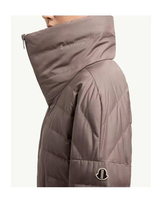 Moncler Brown Moncler Rick Owens Cropped Down Jacket