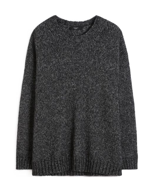 Weekend by Maxmara Black Wkdfuretto Oversized Knitted Jumper