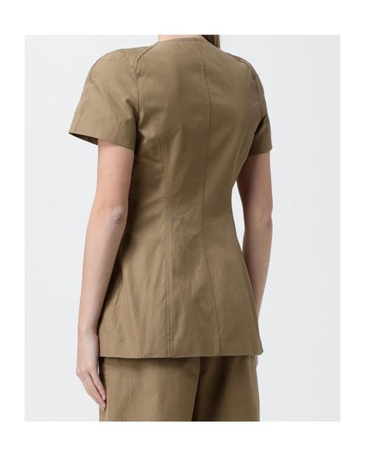 Dries Van Noten Natural Button Jacket