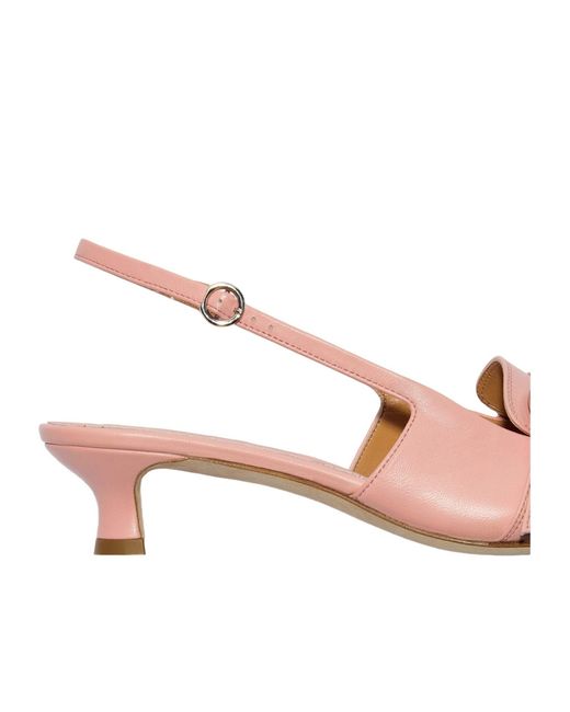 Aeyde Pink Solid Color High Heels