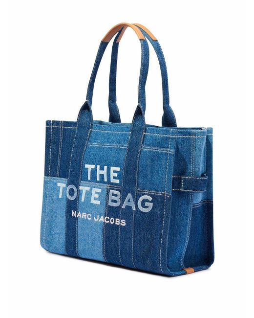 Marc Jacobs Blue The Denim Large Tote Bag