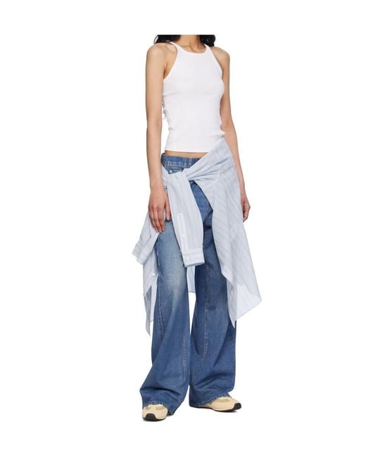 Rag & Bone Blue Round-Neck Vest