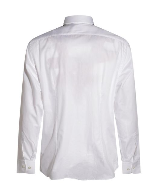 Etro White Button-Up Shirt for men