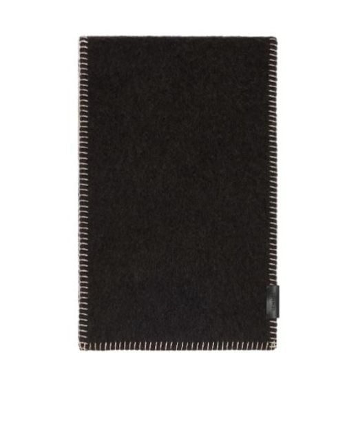 Lemaire Black Cocotte Fluffy Scarf