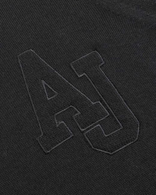 Armani Jeans Black Round-Neck Knitted Pullover for men