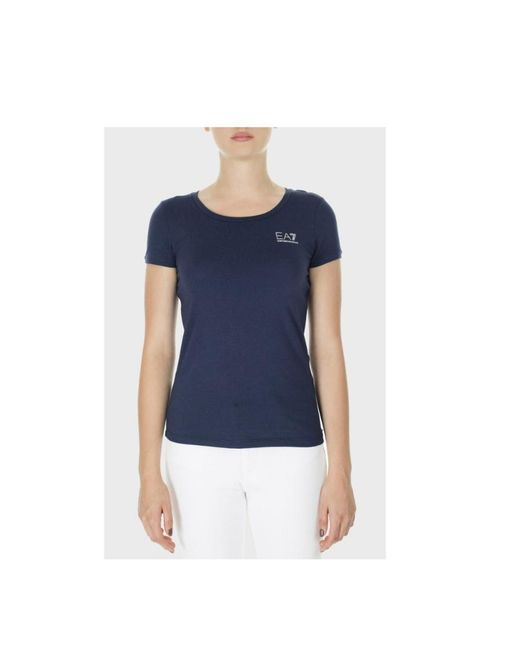 EA7 Blue Logot-Shirt
