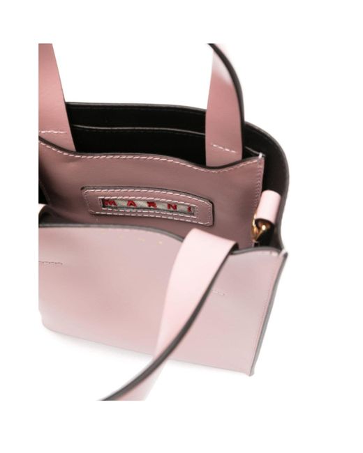 Marni Pink Nano Museo Tote Bag