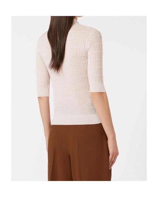 Max Mara White Studio Gallo Knitted Polo Shirt