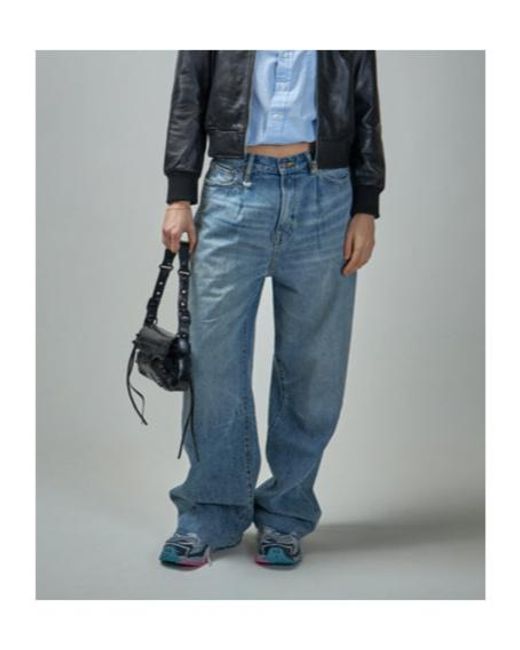 R13 Blue Belt-Loop Jeans