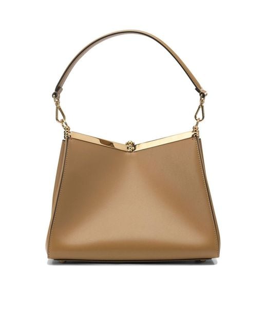 Etro Brown Vela Medium Shoulder Bag