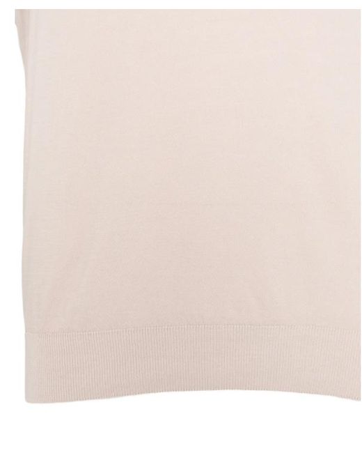 Eleventy White Round-Neck T-Shirt for men