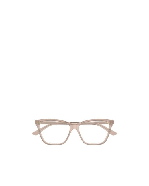 Bottega Veneta White Eyewear Square Frame Glasses