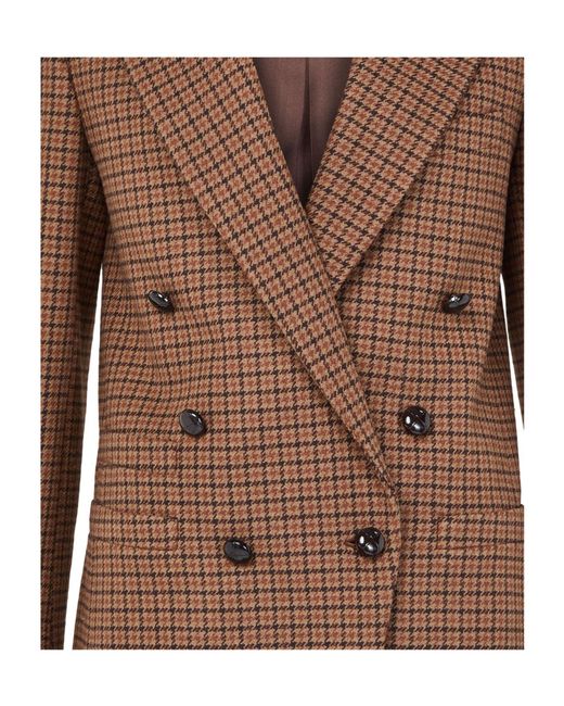 Chloé Brown Double Breasted Jacket