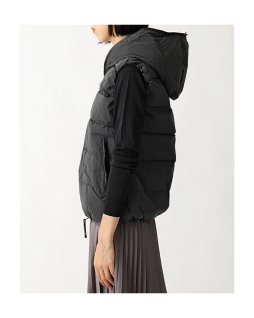 Hydrogen Black Sleeveless Down Jacket