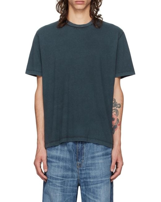 Our Legacy Blue Box T-Shirt for men