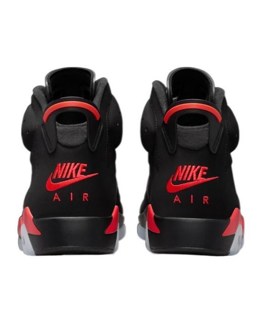 Nike Black Air Jordan 6 Retro Sneakers for men