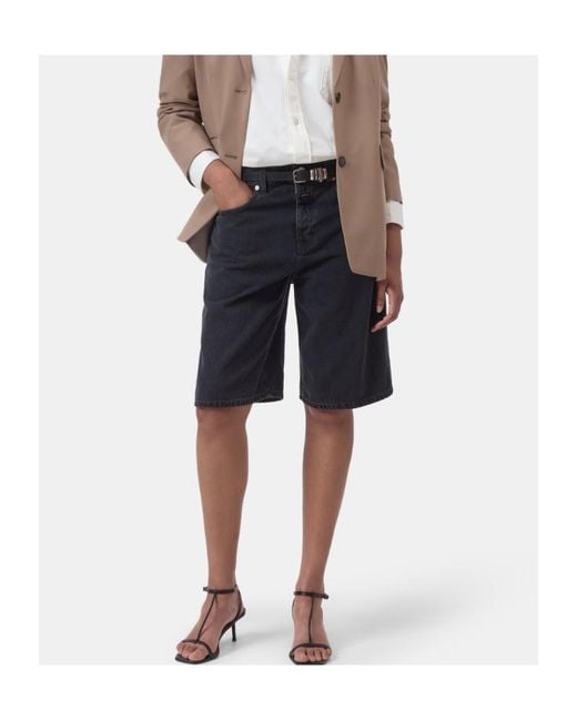 Closed Blue Jenica Shorts