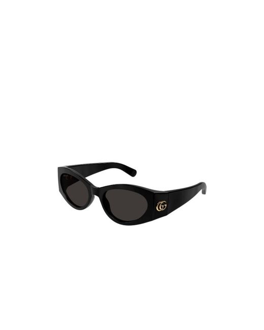 Gucci Black Eyewear Cat-Eye Frame Sunglasses