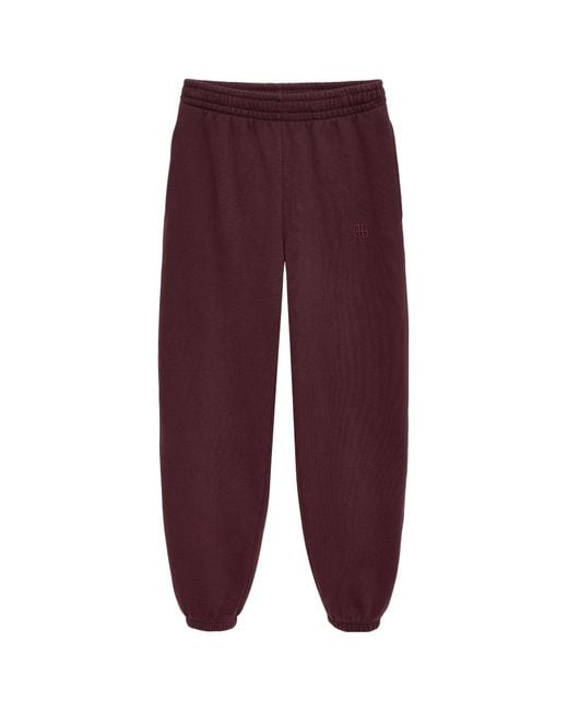 Anine Bing Purple Karter Jogger Pants