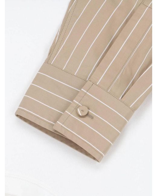 Jil Sander White Layered Sleeve T-Shirt for men