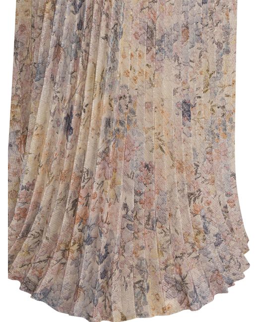 Golden Goose Deluxe Brand Brown Long Pleated Skirt