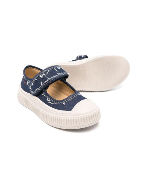 Marni Blue Velcro Sneakers