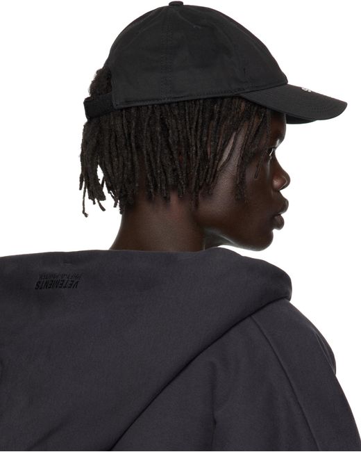 Vetements Black Logo Baseball Cap for men