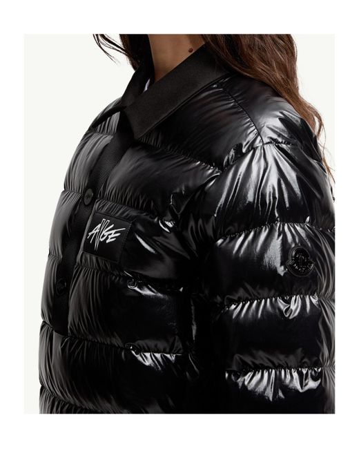 Moncler Black Long-Sleeved Down Jacket for men