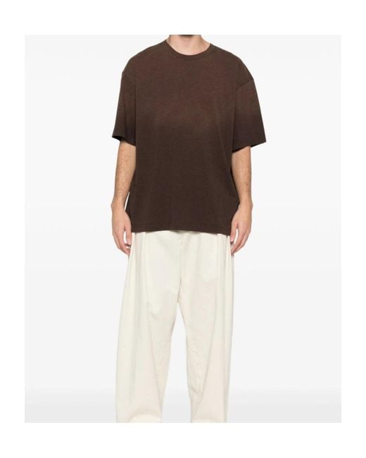 Axel Arigato Brown Short-Sleeved T-Shirt for men