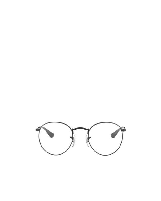 Ray-Ban White Logo Flat Mirror for men