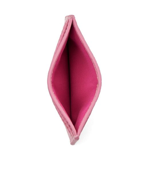 Marc Jacobs Pink Logo Embossed Cardholder