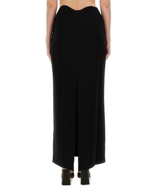 Staud Black Petunia Maxi Skirt