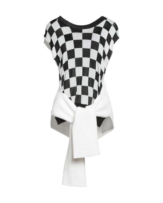 MM6 by Maison Margiela Black Color Blocked Jumpers