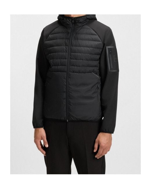 Boss Black Boss Zip-Up Hooded Jacket for men