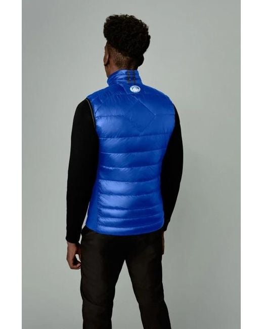 Canada Goose Blue Logo Patch Padded Gilet for men