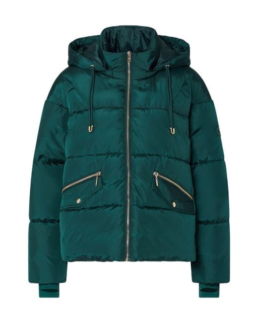 Liu Jo Green Short Hooded Padded Jacket
