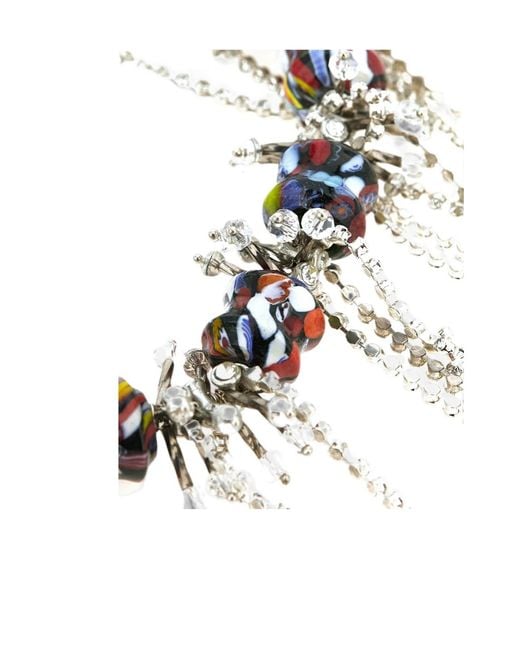 Dries Van Noten White Cord Necklace
