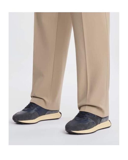 Hogan Blue H601 Side H Patch Sneakers for men