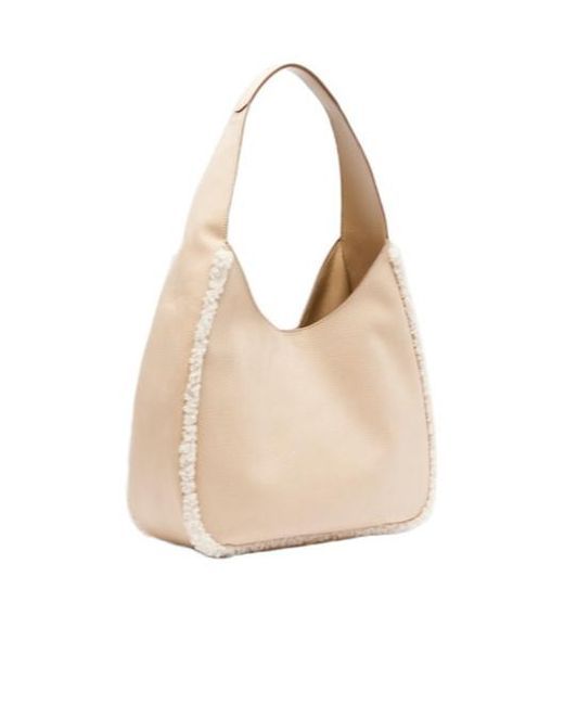 Stella McCartney Natural Minimalist Wide-Strap Shoulder Bag