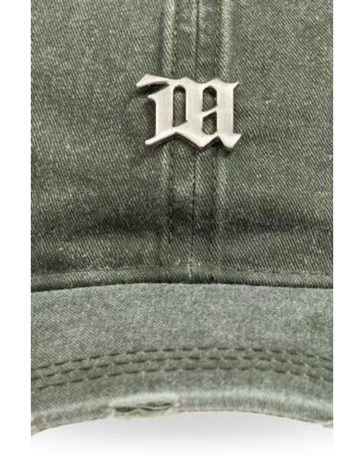 M I S B H V Green Logo Hat for men