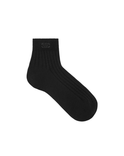 Céline Black Triomphe Socks