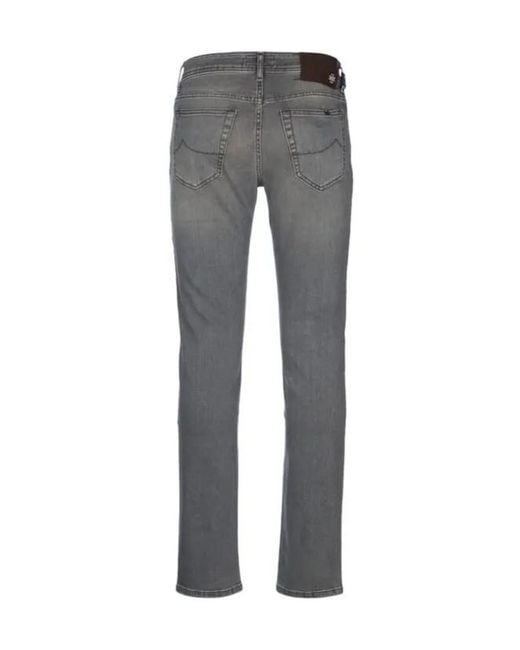 Jacob Cohen Gray Slim-Fit Jeans for men
